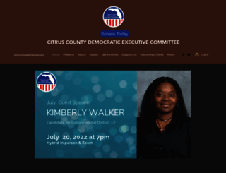 citrusdemocrats.org screenshot