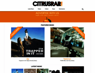 citrusrap.com screenshot