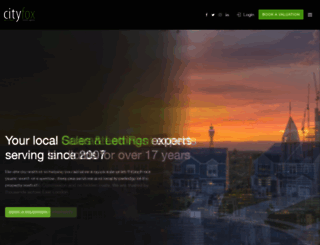 city-fox.co.uk screenshot