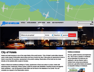 city-of-hotels.com screenshot
