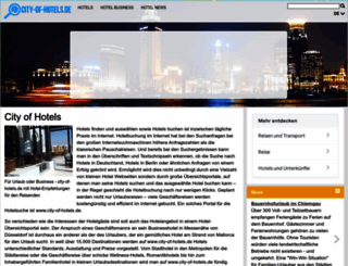 city-of-hotels.de screenshot