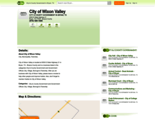 city-of-wixon-valley.hub.biz screenshot