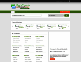 cityadclassifieds.com screenshot