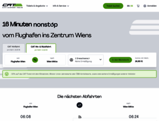 cityairporttrain.com screenshot