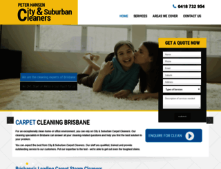 cityandsuburbancleaners.com.au screenshot