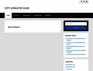 cityathleticclub.com screenshot