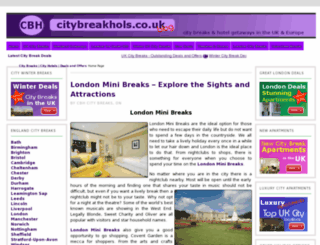 citybreakhols.co.uk screenshot