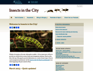 citybugs.tamu.edu screenshot