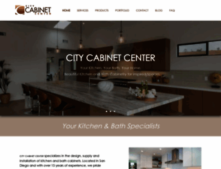 citycabinetcenter.com screenshot