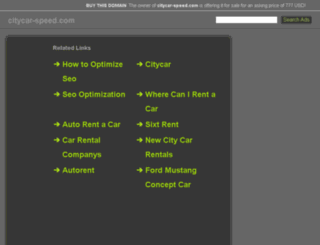 citycar-speed.com screenshot