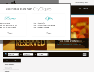 citycliques.com screenshot
