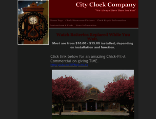 cityclockco.com screenshot
