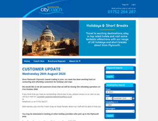 citycoach.co.uk screenshot