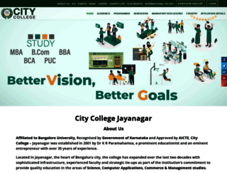 citycollege.ac.in screenshot