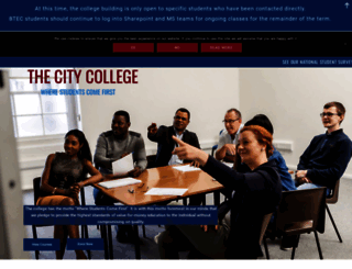 citycollege.ac.uk screenshot