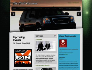 citycreeklimo.com screenshot