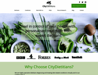 citydietitians.co.uk screenshot