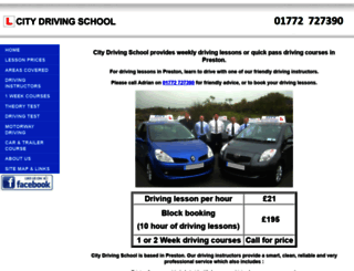 citydrivingschool.co.uk screenshot