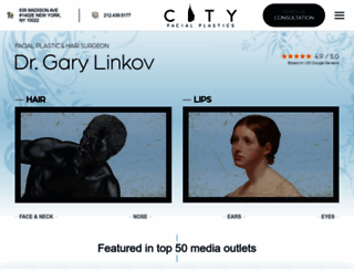cityfacialplastics.com screenshot