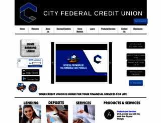 cityfederalcu.com screenshot