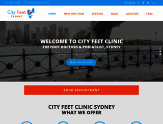 cityfeetclinic.com.au screenshot