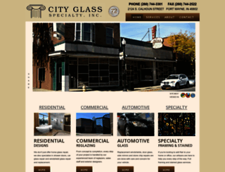 cityglassspecialty.com screenshot