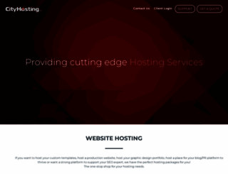 cityhosting.ca screenshot