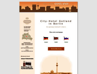 cityhotel-gotland-berlin.de screenshot