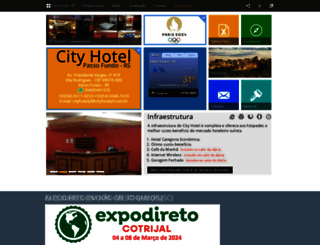 cityhotelpf.com.br screenshot