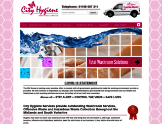 cityhygieneservices.co.uk screenshot