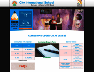 cityinternationalschoolmumbai.com screenshot