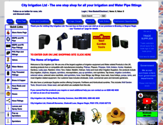 cityirrigation.co.uk screenshot