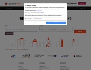 cityjobs.com screenshot