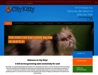 citykittygrooming.com screenshot