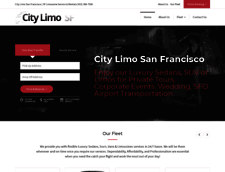 citylimosf.com screenshot