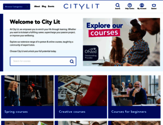 citylit.ac.uk screenshot