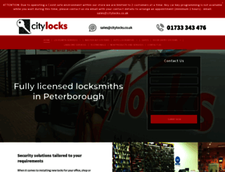 citylocks.co.uk screenshot