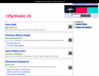 citymusic.nl screenshot