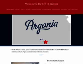 cityofargonia.com screenshot