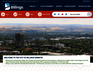cityofbillings.org screenshot
