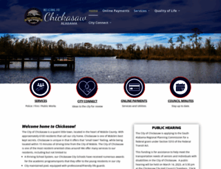 cityofchickasaw.org screenshot