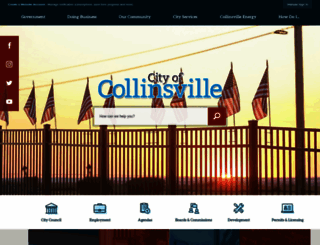 cityofcollinsville.com screenshot