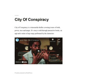cityofconspiracy.com screenshot
