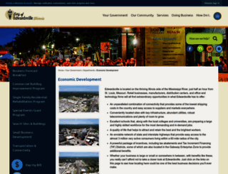 cityofedwardsvilleecondev.com screenshot