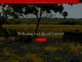 cityofgarrett.com screenshot