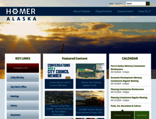 cityofhomer-ak.gov screenshot