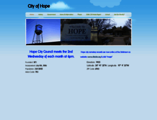 cityofhopeks.com screenshot