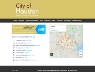 cityofhouston.com screenshot