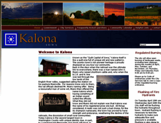 cityofkalona.org screenshot