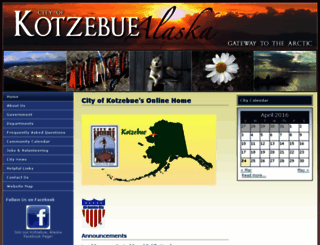 cityofkotzebue.com screenshot